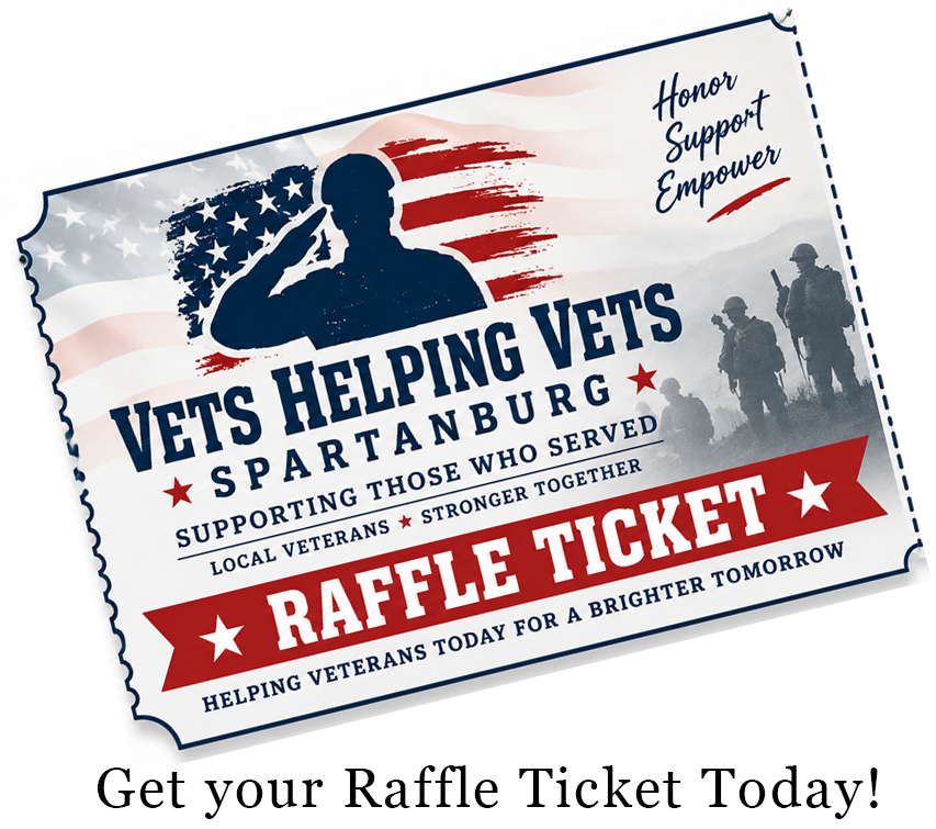 Vets Helping Vets Spartanburg Raffle Ticket